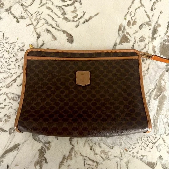 Celine Monogram Pouch GUC - Picture 1 of 11